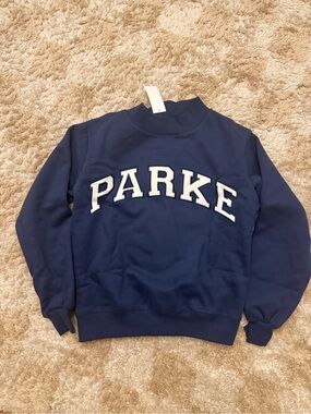 PARK navy pullover sweatshirt